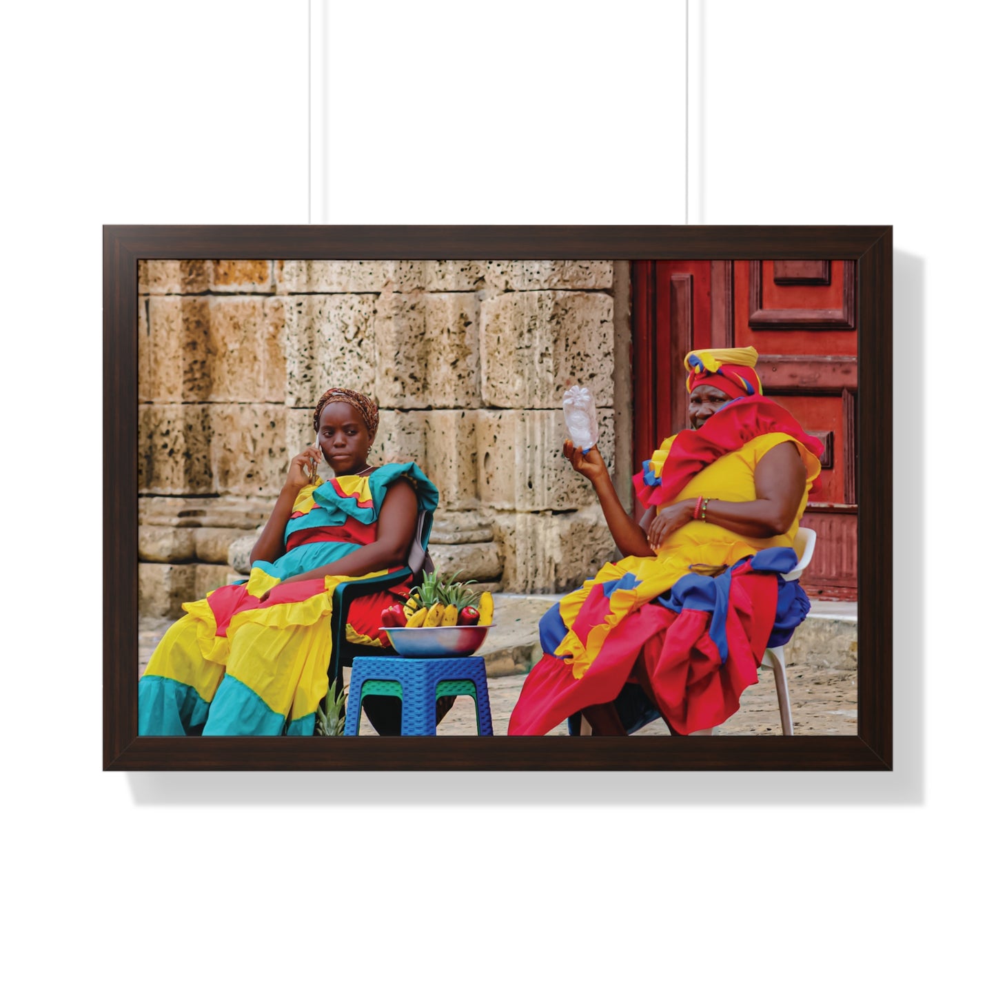 Arte en Póster Enmarcado Vibrante | CARTAGENA, COLOMBIA