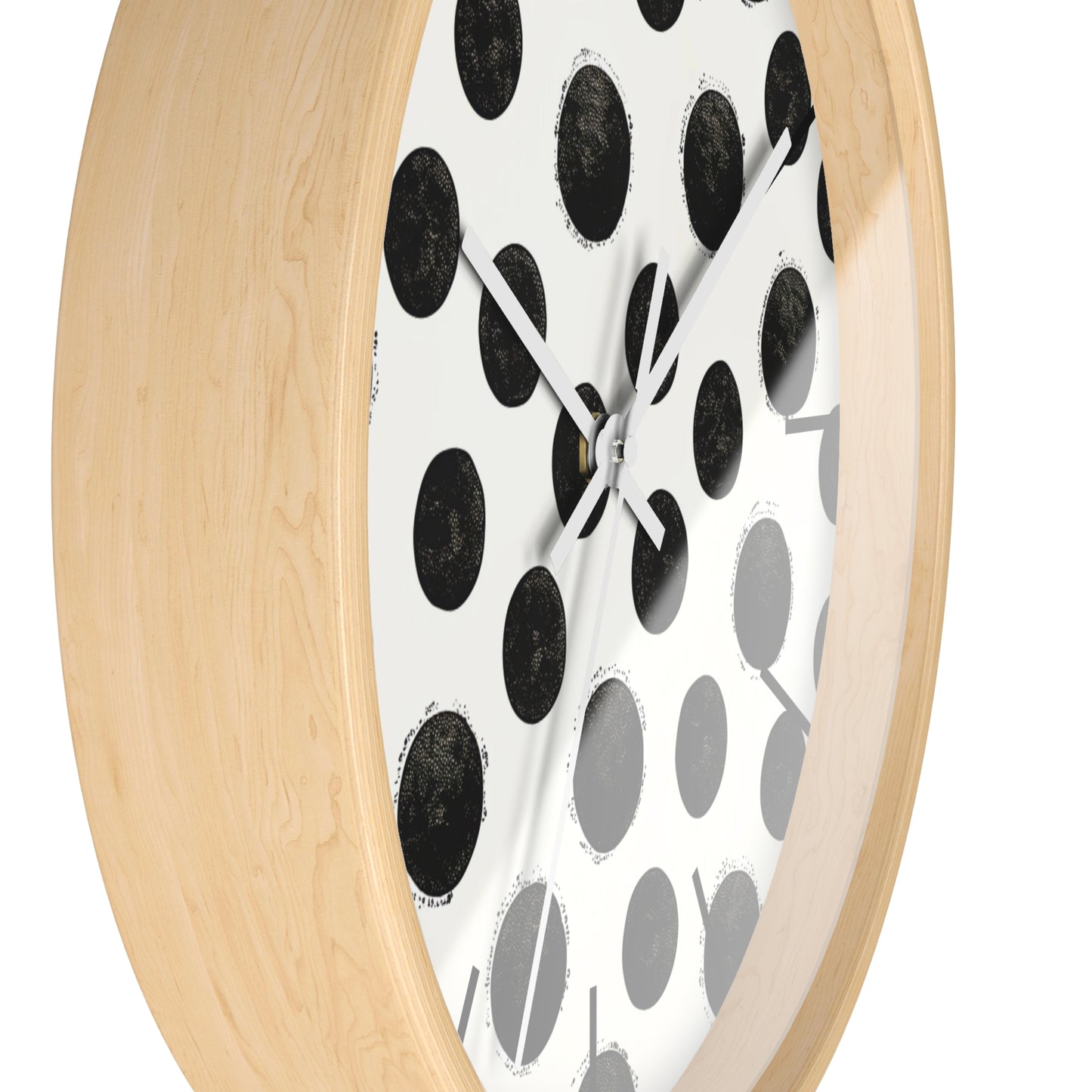 Wall Clock, Polka Dot Design
