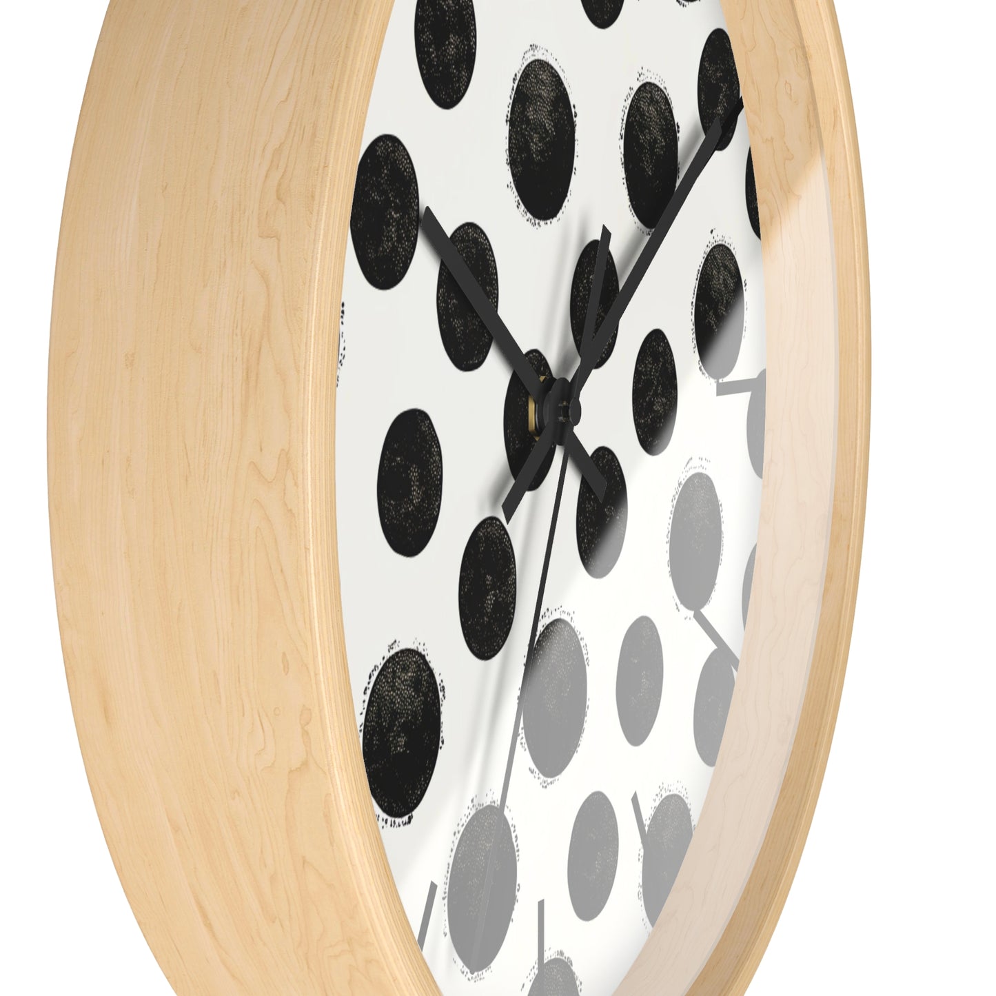 Wall Clock, Polka Dot Design
