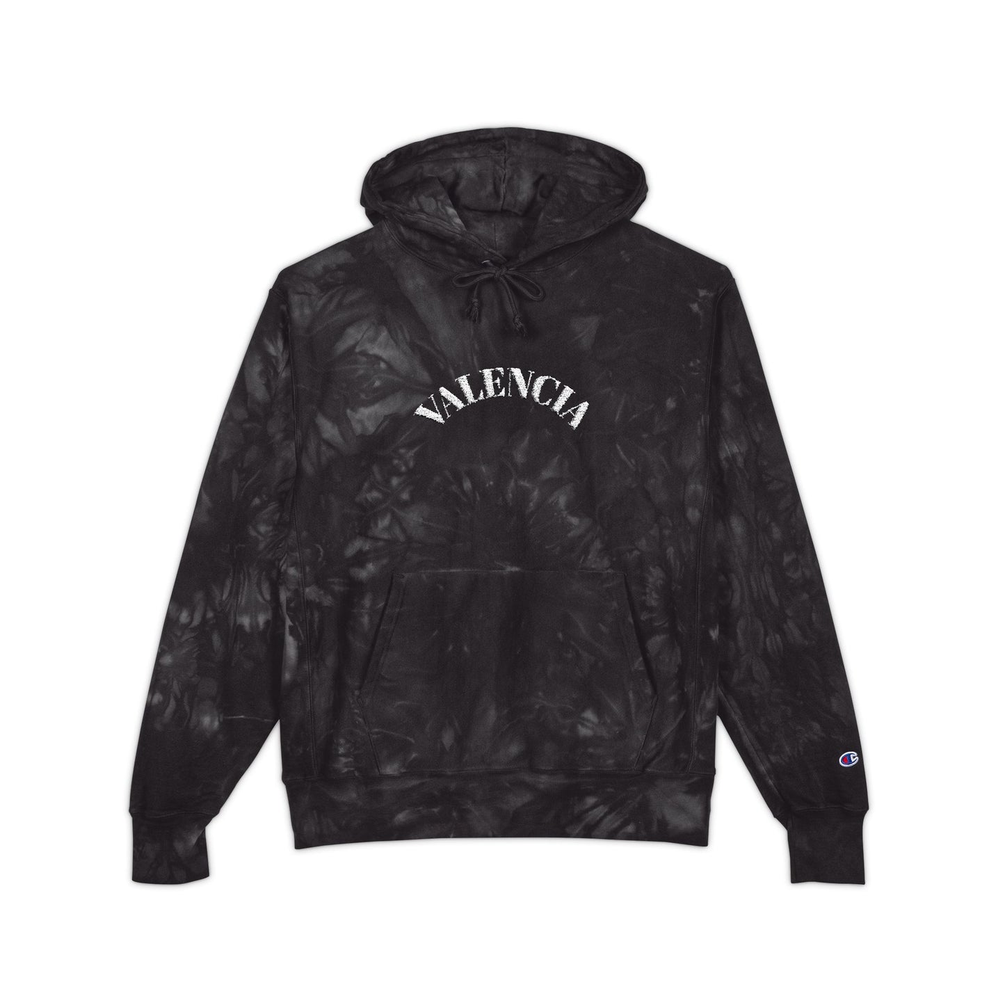 Sudadera con Capucha (Hoodie) Tie-Dye Bordada 'Valencia'