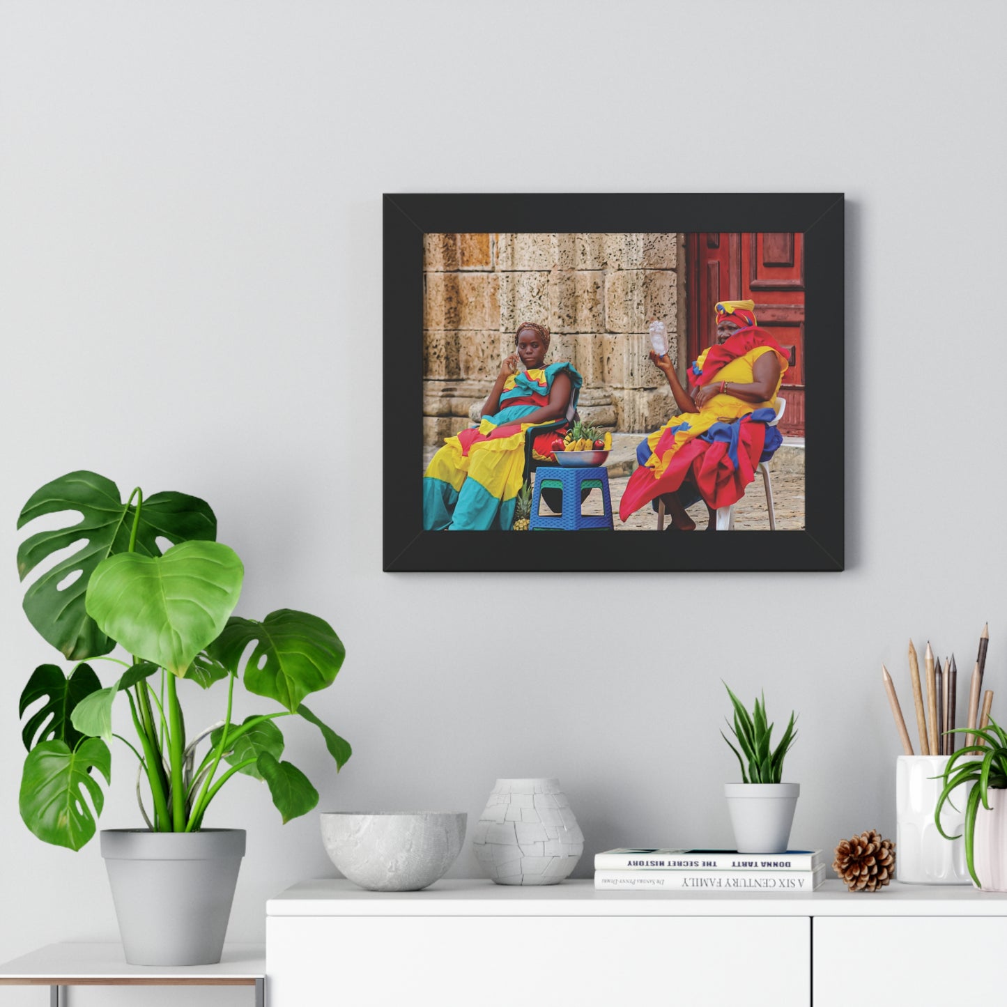 Arte en Póster Enmarcado Vibrante | CARTAGENA, COLOMBIA