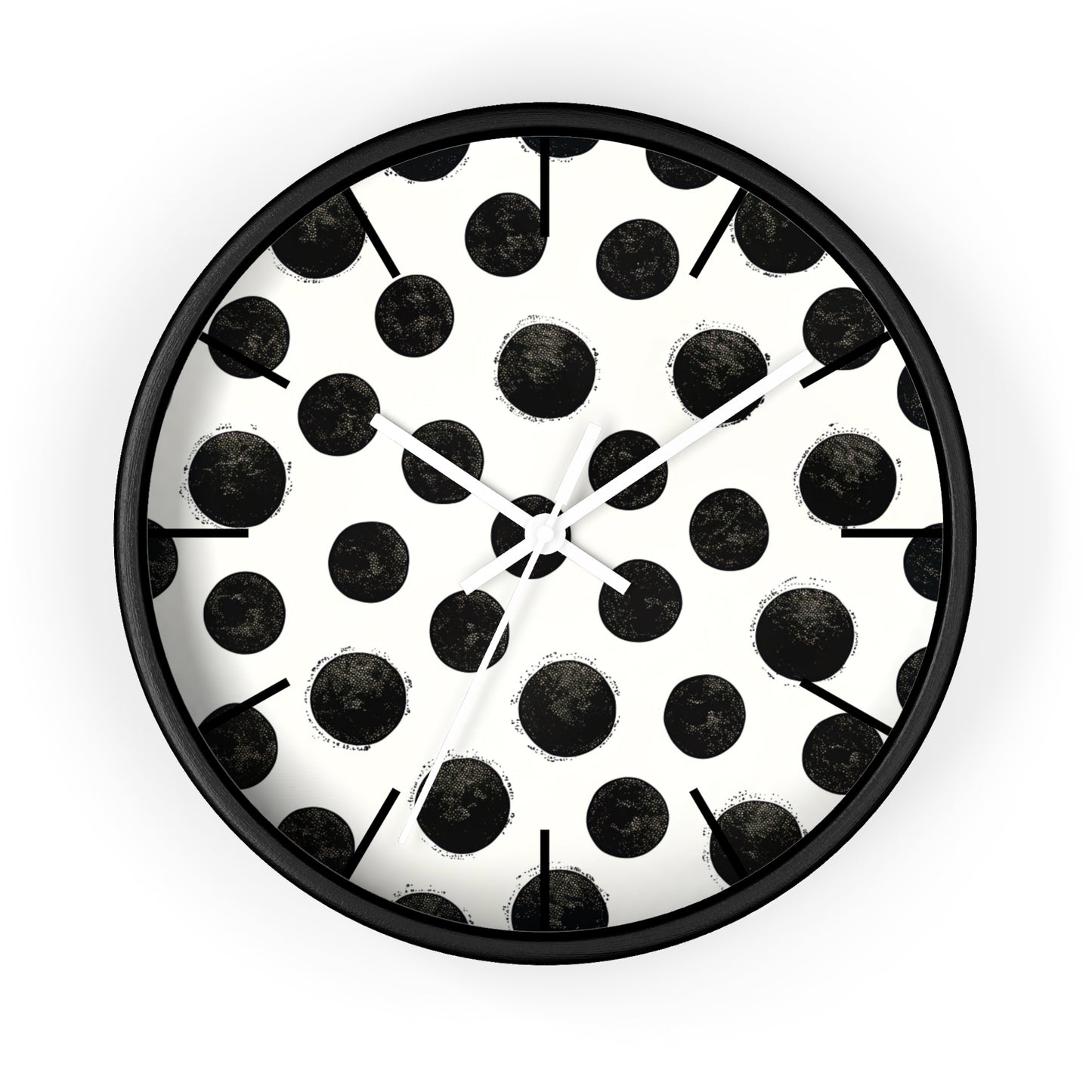 Wall Clock, Polka Dot Design