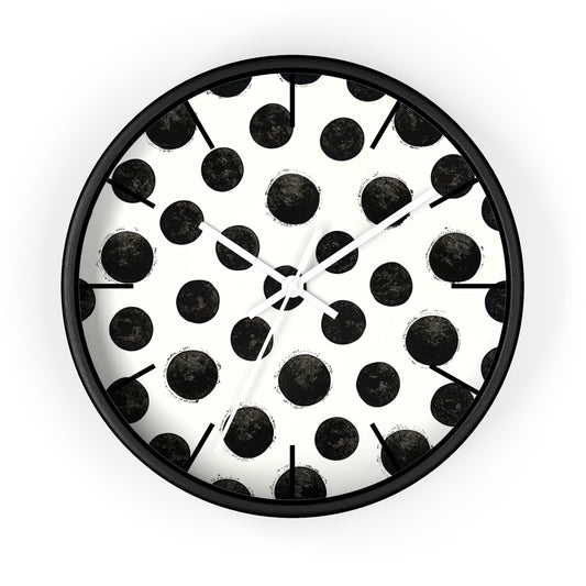 Reloj de Pared, Diseño de Lunares