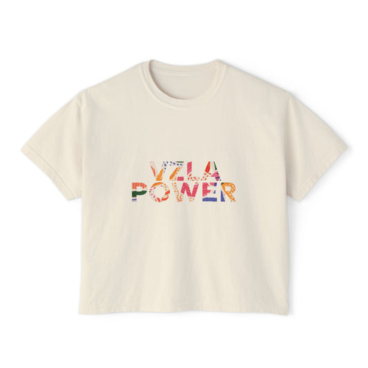 Camiseta Boxy para Mujer - PODER VZLA