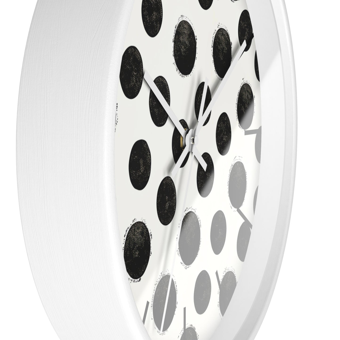 Wall Clock, Polka Dot Design