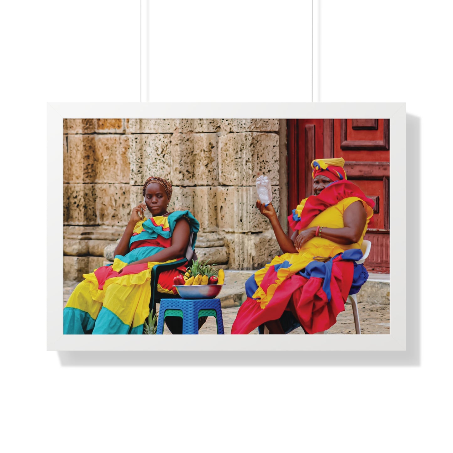 Arte en Póster Enmarcado Vibrante | CARTAGENA, COLOMBIA