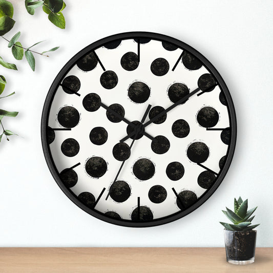 Reloj de Pared, Diseño de Lunares