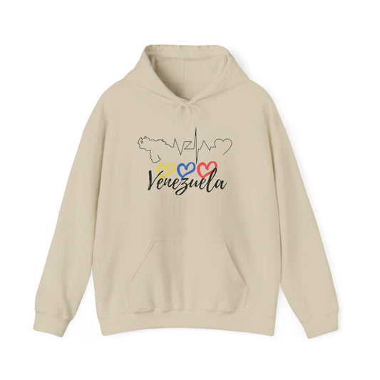 Sudadera con Capucha 'Corazón Venezolano'