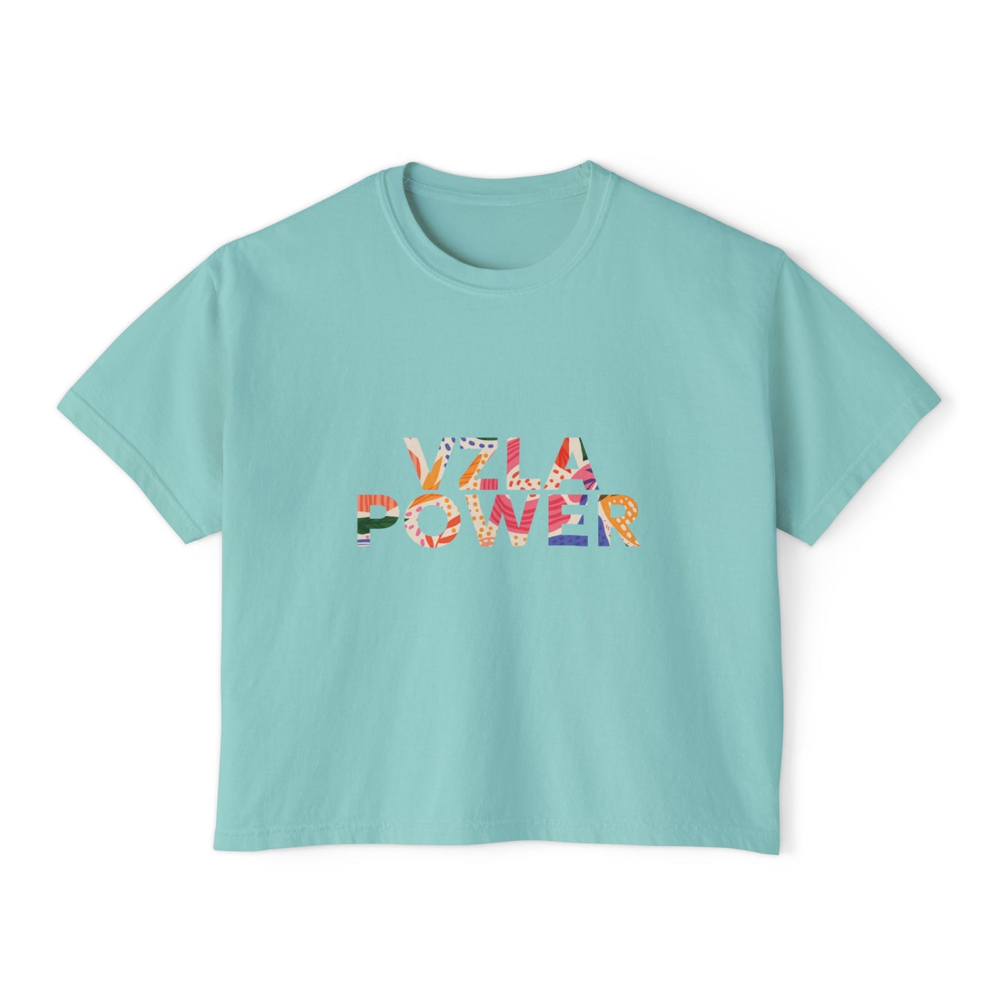 Boxy T-shirt for Women - POWER VZLA