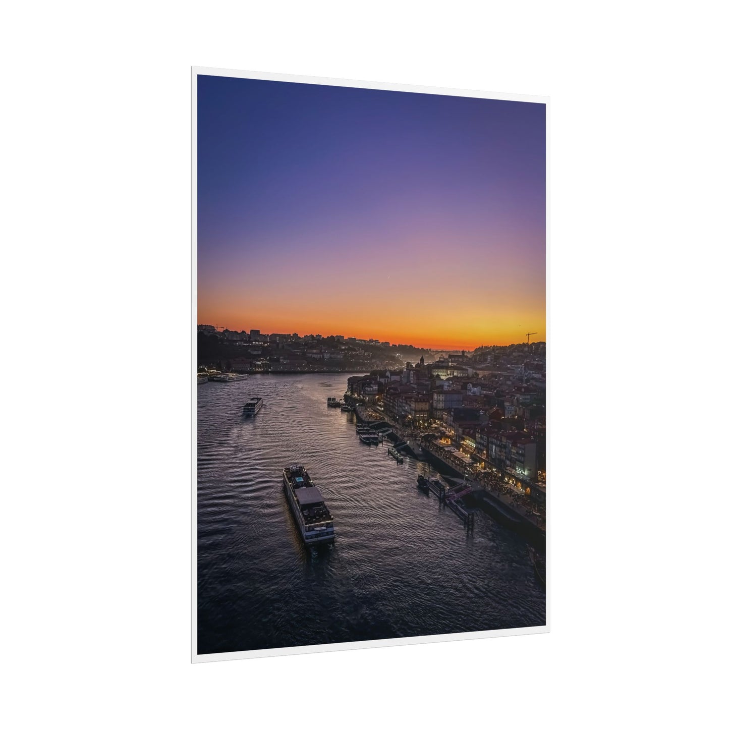 Pósters Enrollados para Decoración del Hogar, ATARDECER EN OPORTO
