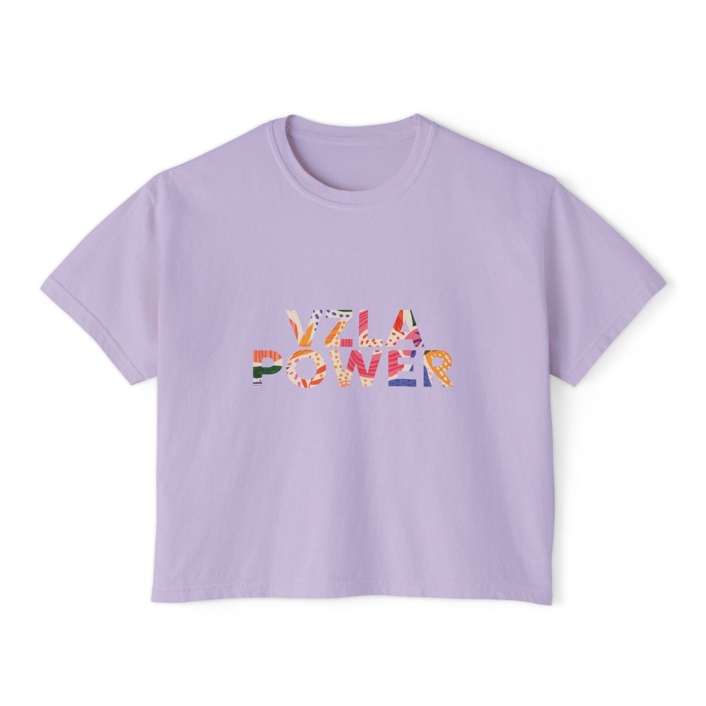 Boxy T-shirt for Women - POWER VZLA