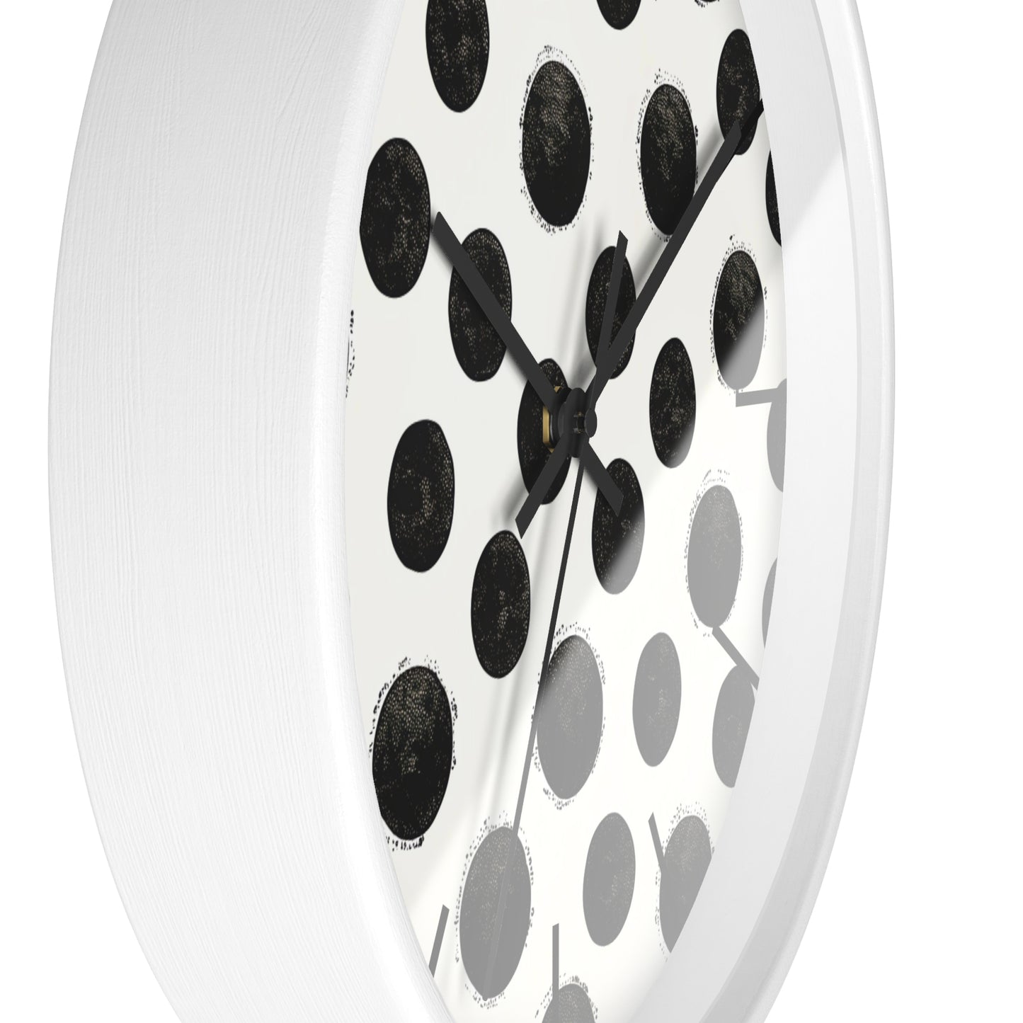 Wall Clock, Polka Dot Design