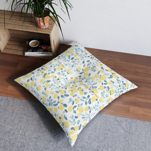 Almohada de Suelo con Diseño de Limón