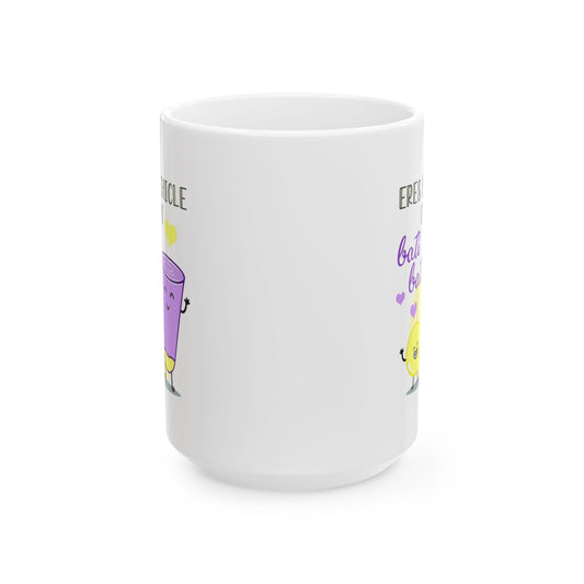 Taza Bati Bati de Cerámica (11oz, 15oz)