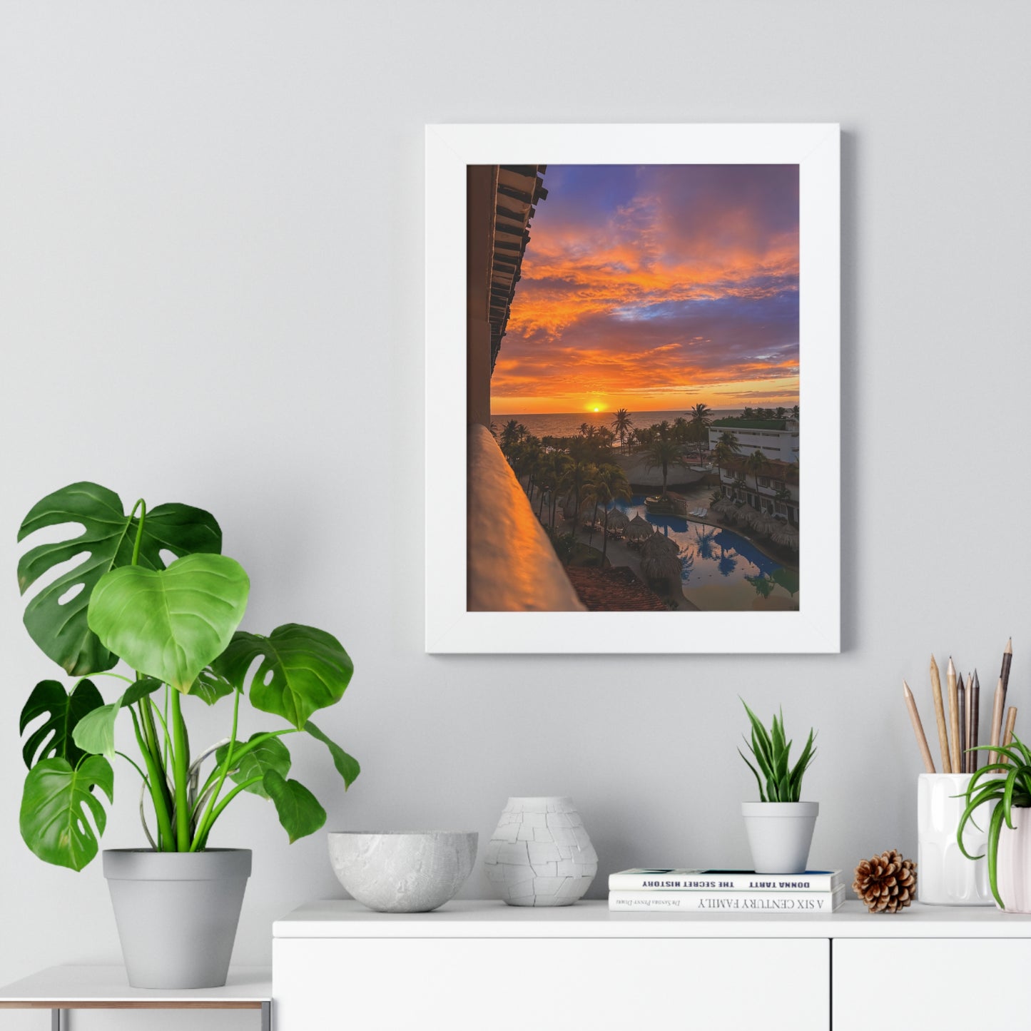 Póster Vertical - Atardecer desde la Isla de Margarita, Venezuela