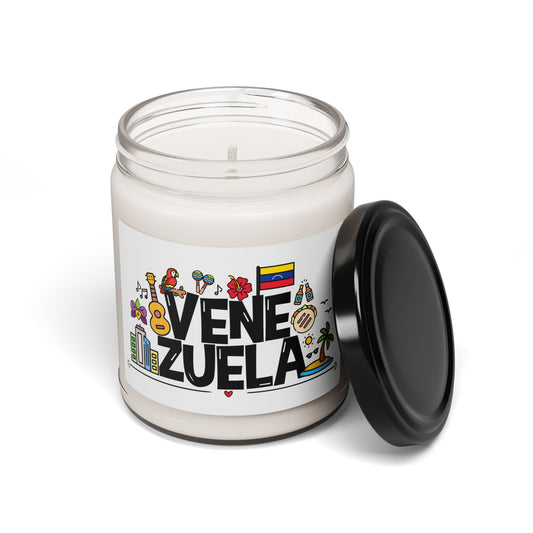 Vela de Soja Aromática Inspirada en Venezuela