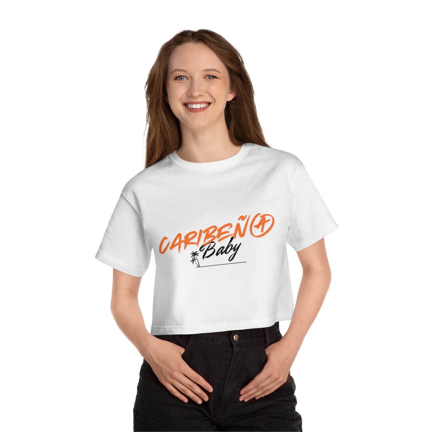 Cropped T-shirt 'Caribeña Baby'