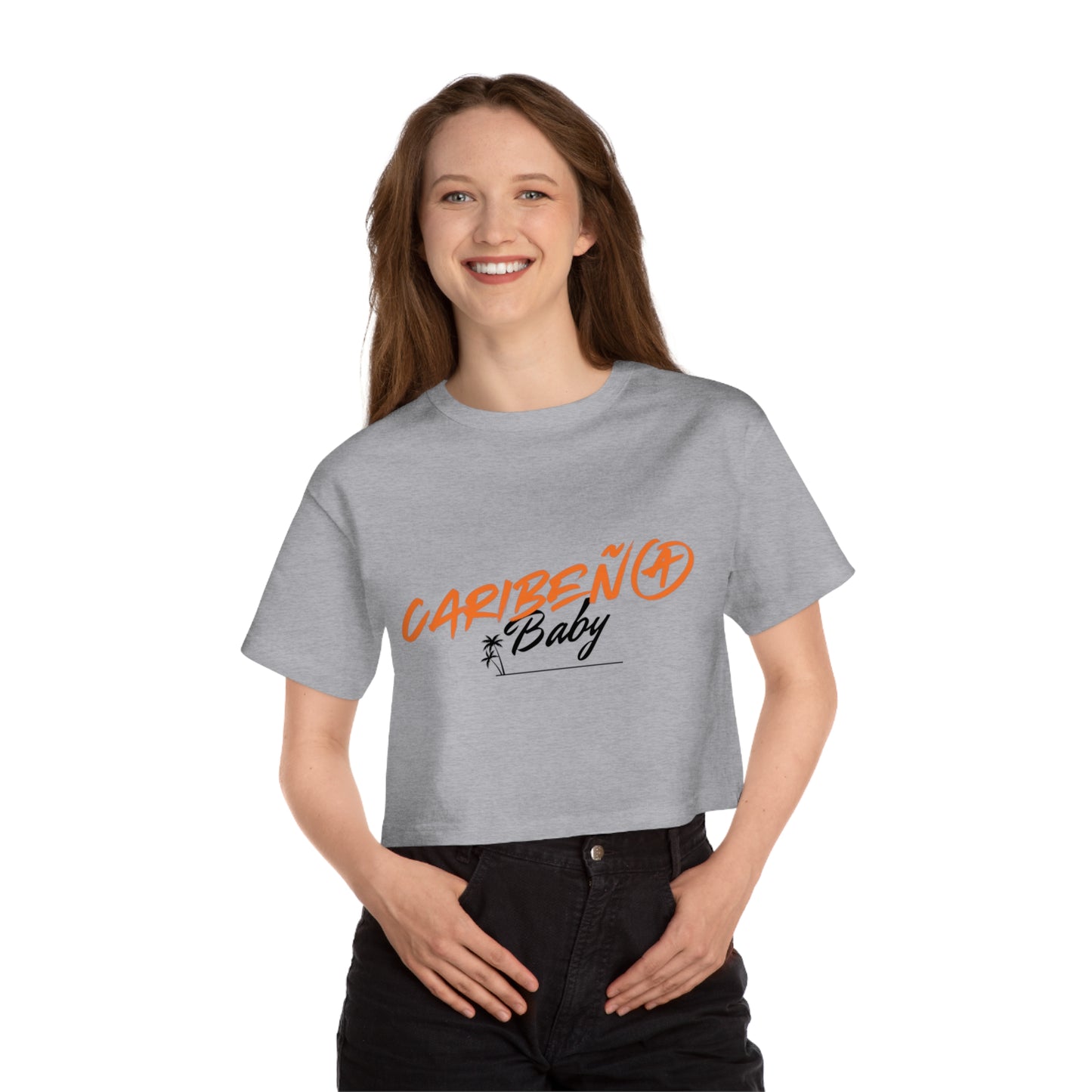 Cropped T-shirt 'Caribeña Baby'