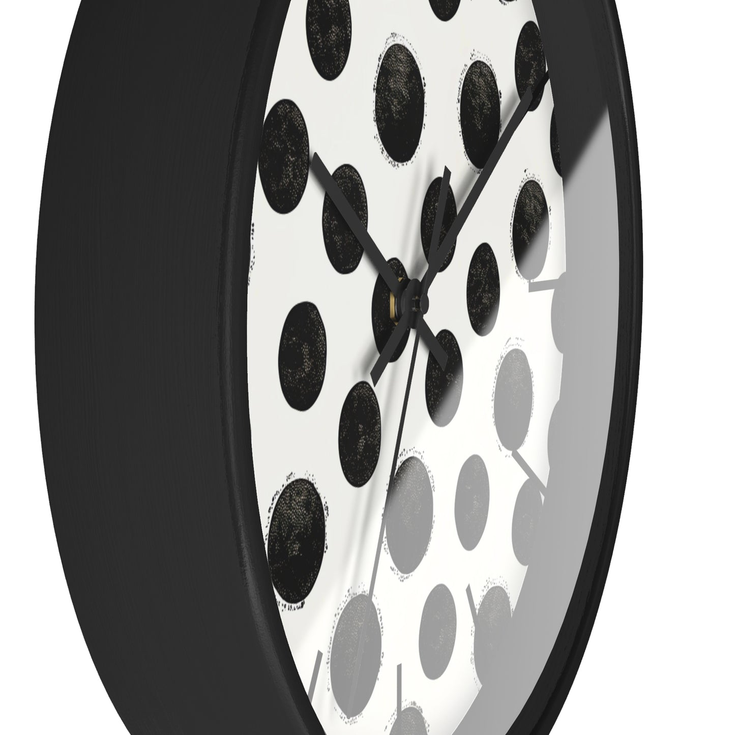 Wall Clock, Polka Dot Design
