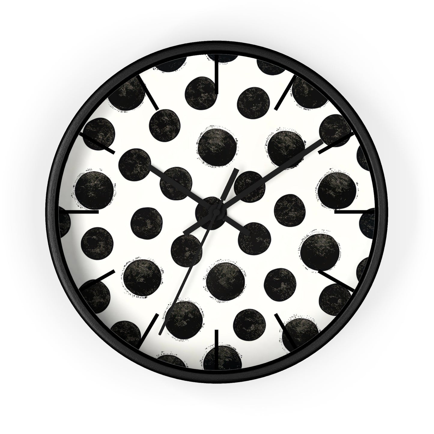 Wall Clock, Polka Dot Design