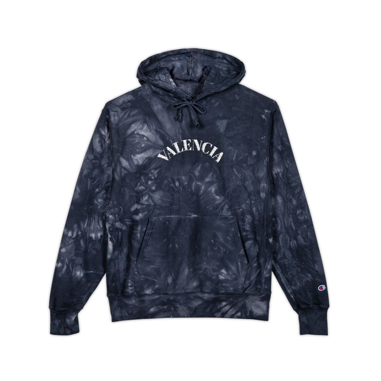 Sudadera con Capucha (Hoodie) Tie-Dye Bordada 'Valencia'
