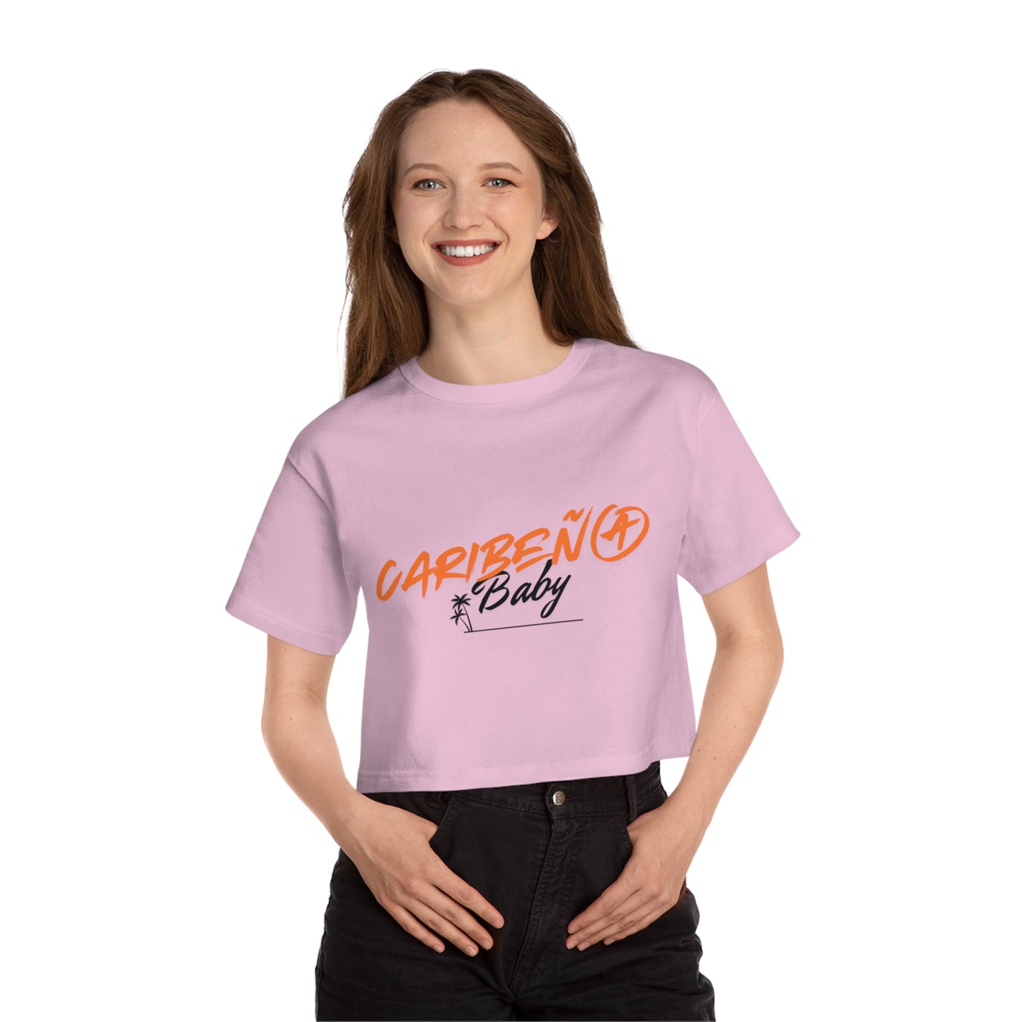 Cropped T-shirt 'Caribeña Baby'