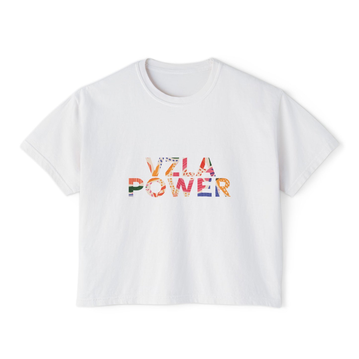 Boxy T-shirt for Women - POWER VZLA
