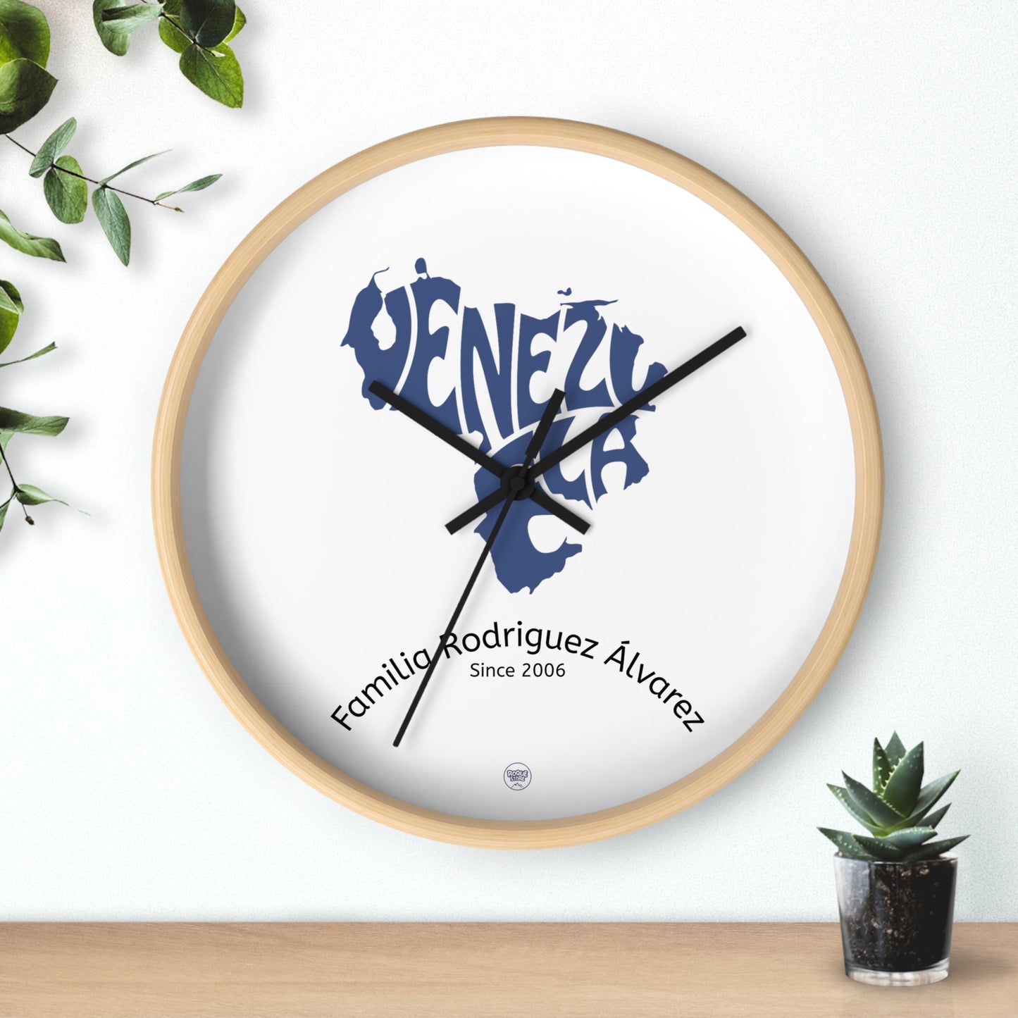 Reloj de Pared Vintage, Venezuela, Personalizable