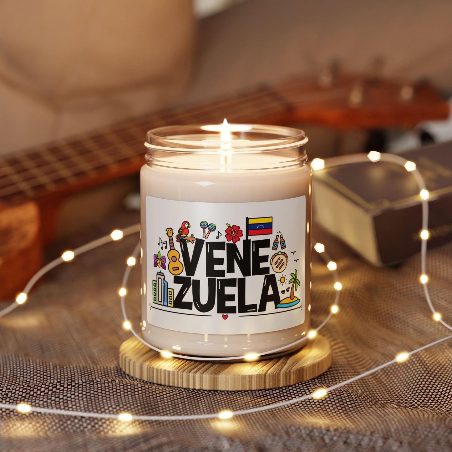 Vela de Soja Aromática Inspirada en Venezuela