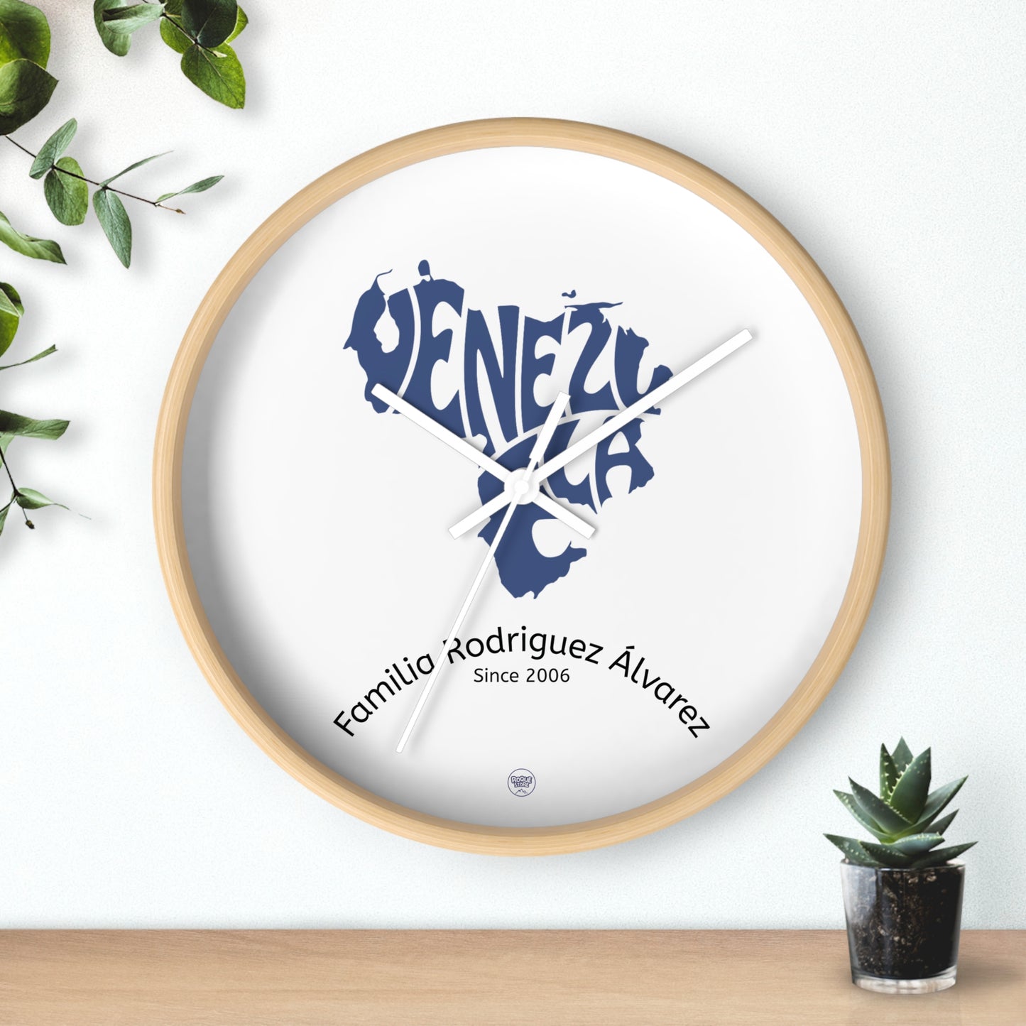 Reloj de Pared Vintage, Venezuela, Personalizable