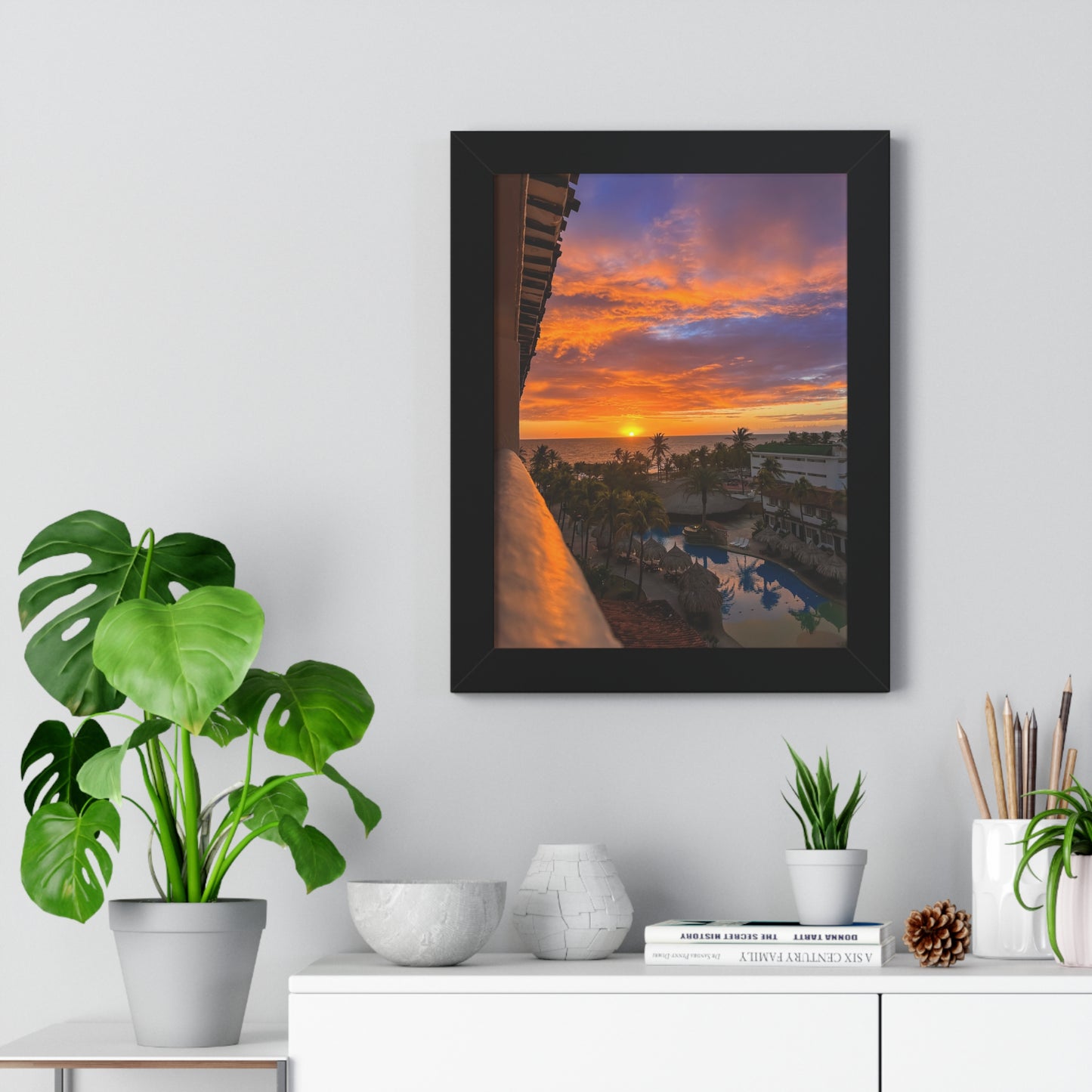 Póster Vertical - Atardecer desde la Isla de Margarita, Venezuela