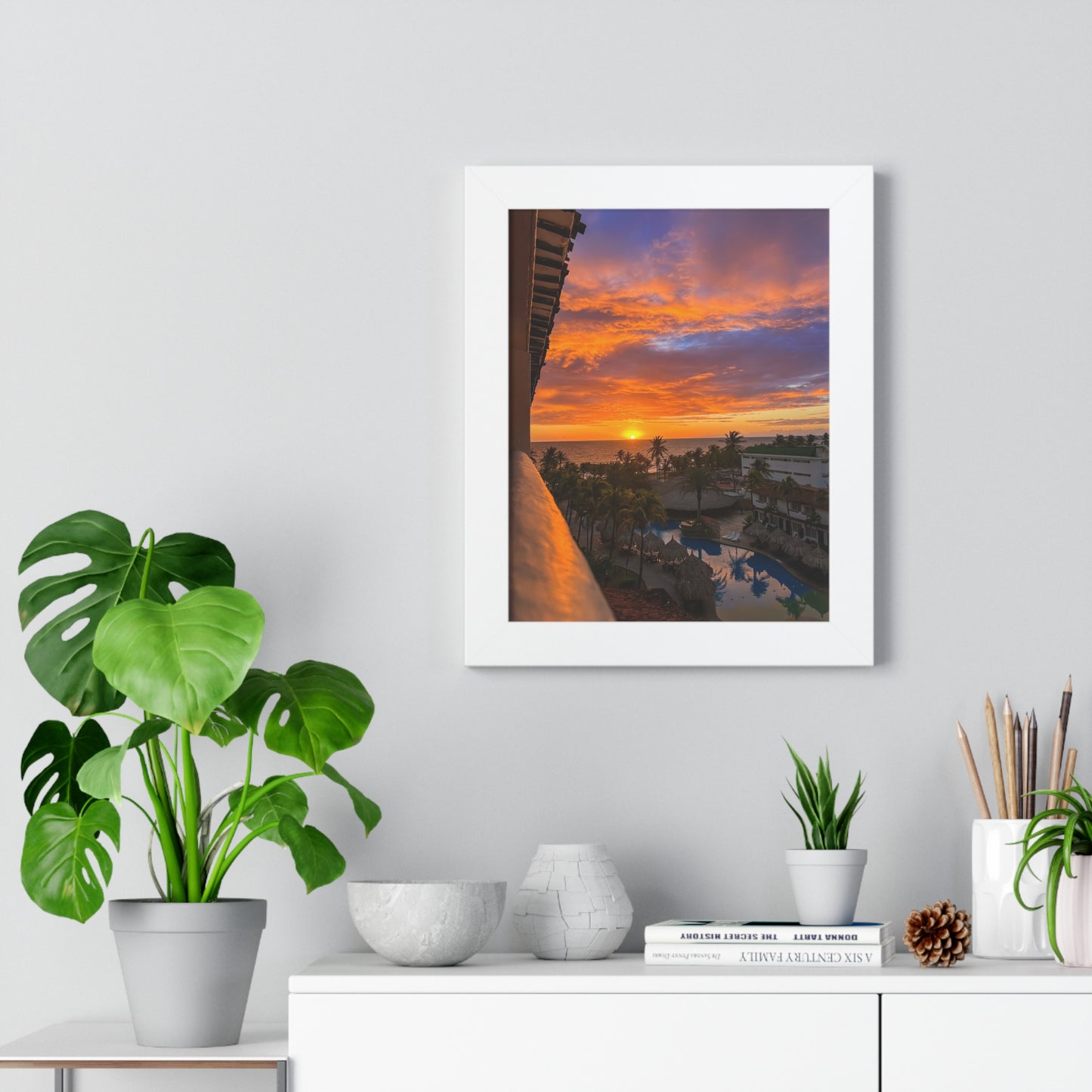 Póster Vertical - Atardecer desde la Isla de Margarita, Venezuela