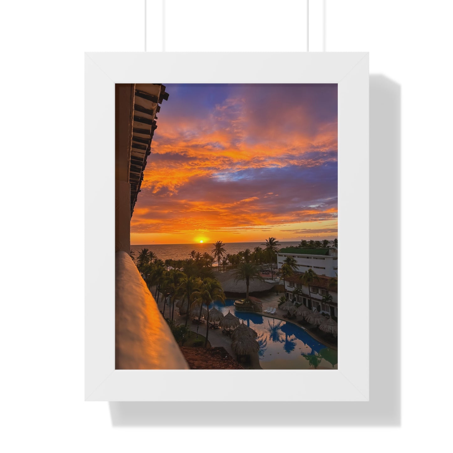Póster Vertical - Atardecer desde la Isla de Margarita, Venezuela